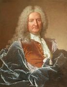 Portrait de Jean-Francois de La Porte (1675-1745), seigneur de Meslay, fermier general Hyacinthe Rigaud